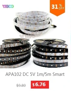 WS2812B Smart светодио дный pixel 30/60/144 светодио дный s/m WS2812 IC SMD 5050 RGB светодио дный светодиодные полосы 1 М/4 м/5 м DC5V Водонепроницаемый/не