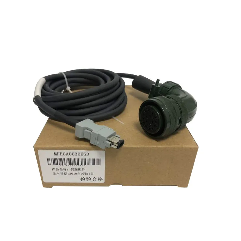 

Panasonic Servo Motor Encoder Line A6 Series 3 Meters Signal Line MFECA0030ESD/MFECA0030EAD Pure Copper Material