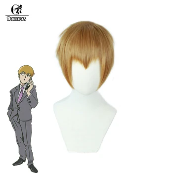 

ROLECOS Anime Mob Psycho 100 Cosplay Hair Arataka Reigen Cosplay 30cm Short Heat Resistant Synthetic Hair Cosplay Hair