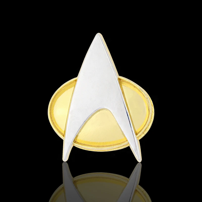

Cosplay Star Trek Badge Star Trek The Next Generation Communicator Insignia Badge Pin Brooch Alloy Zinc Metal Halloween Prop