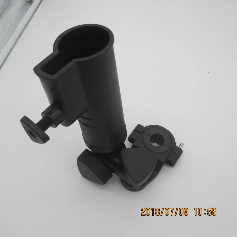 Heavy Duty Golf Push Cart Umbrella Holder 360 Degrees Adjustable Angle Universal for Golf Cart/Stroller/Wheelchair/Bike 5