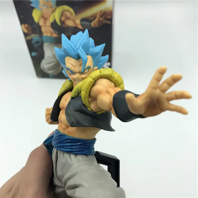 Dragon Ball Z темно-синяя Gogeta Goku Vegeta Ultimate Soldier Movie Ver. Против Супер броли битва ПВХ экшн-фигурка Драконий жемчуг зет 23 см