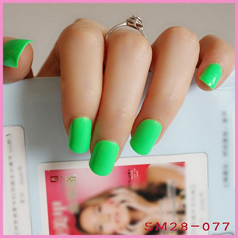 077 25 De Réductionvert Deau Faux Ongles Bonbon Bonbon Naturel Carré Ongles Dame Faux Faux Ongles Paillettes Plein Ongles Conseils 077 In Faux