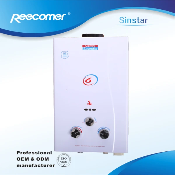 JSD12 XA01 6L electronic ignition gas water Heaterheater potheater