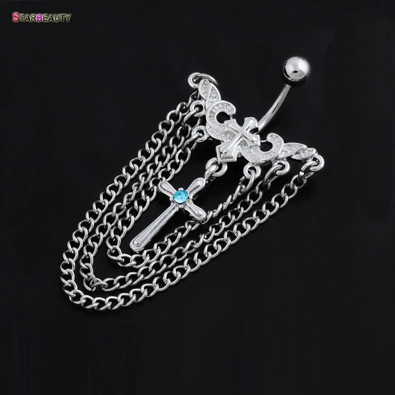 Женские кольца для пирсинга в пупке 14 г|cross navel piercing|belly button ringsnavel piercing |