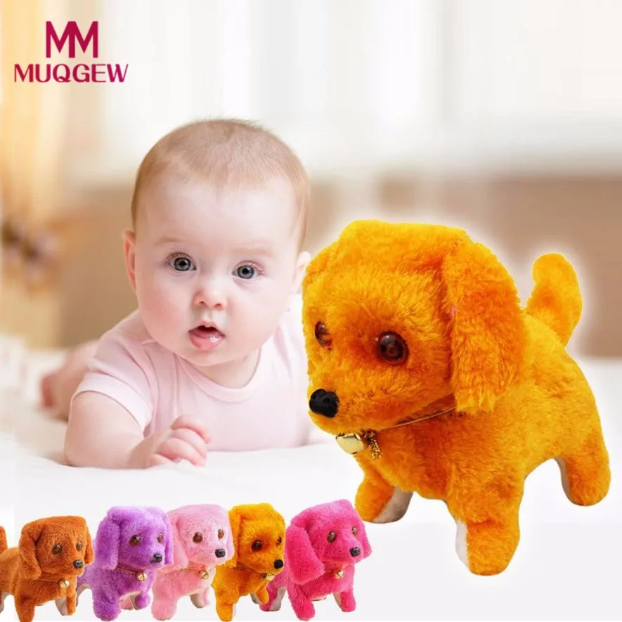 

MUQGEW Baby Kids Toy New Robotic Cute Electronic Walking Pet Dog Toy Puppy Kids Toy With Music Light Best Gift