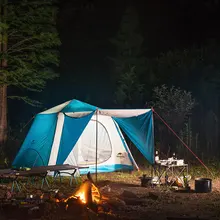 Naturehike4-6 человек большой Семья палатка Водонепроницаемый двойной Слои открытый вечерние один Спальня и две гостиные пляж палатка