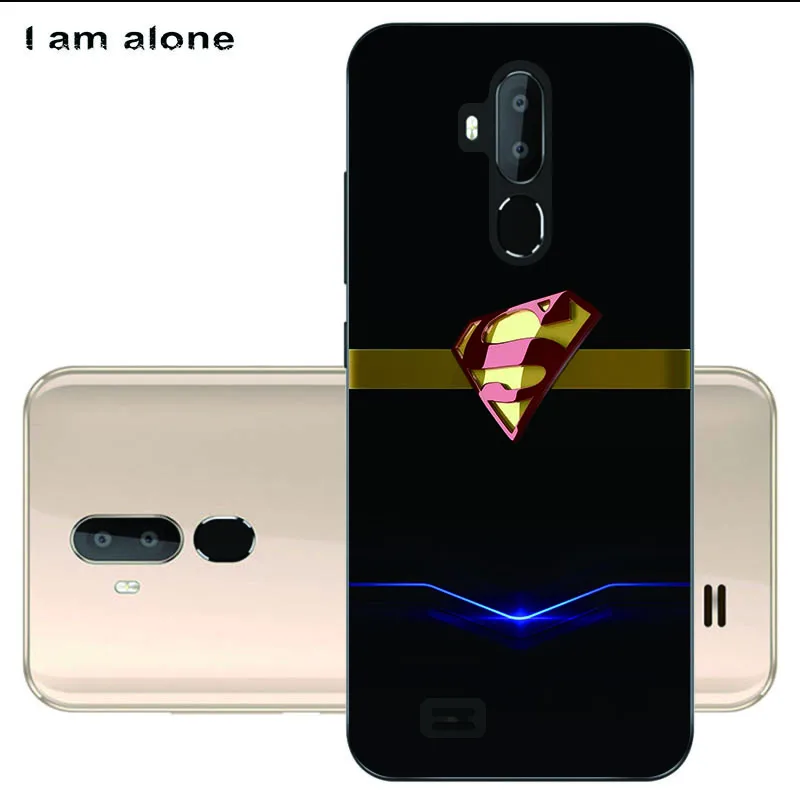 Чехлы для телефонов I am alone для Oukitel C12 Pro, 6,18 дюймов, модные чехлы из мягкого ТПУ для мобильных телефонов с цветочным рисунком для Oukitel C12 Pro - Цвет: Black TPU S35