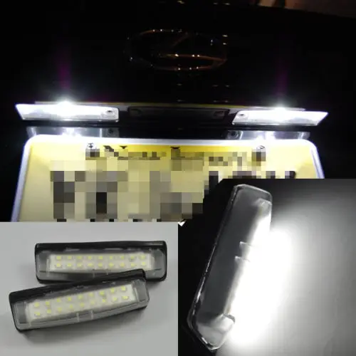 

2x Bright Led License Number Plate Light Fit For Toyota Camry Ls430 Prius Avensis Verso