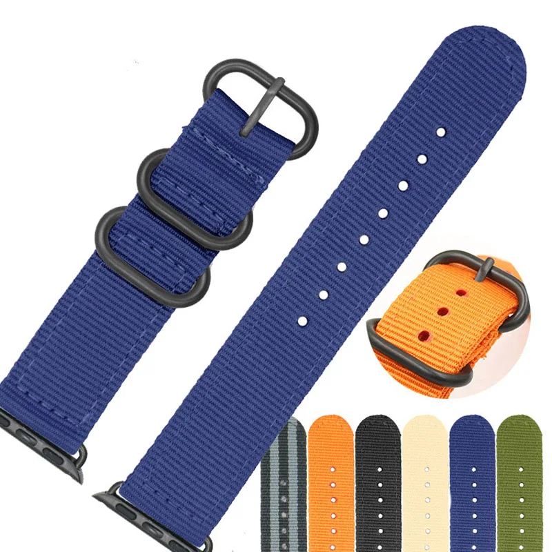

Nylon Watch Band for Apple Watch Band for IWatch Series 1 2 3 Band 38mm/42 Mm Wrist Bracelet Watch Strap for Apple Watch 4 Band