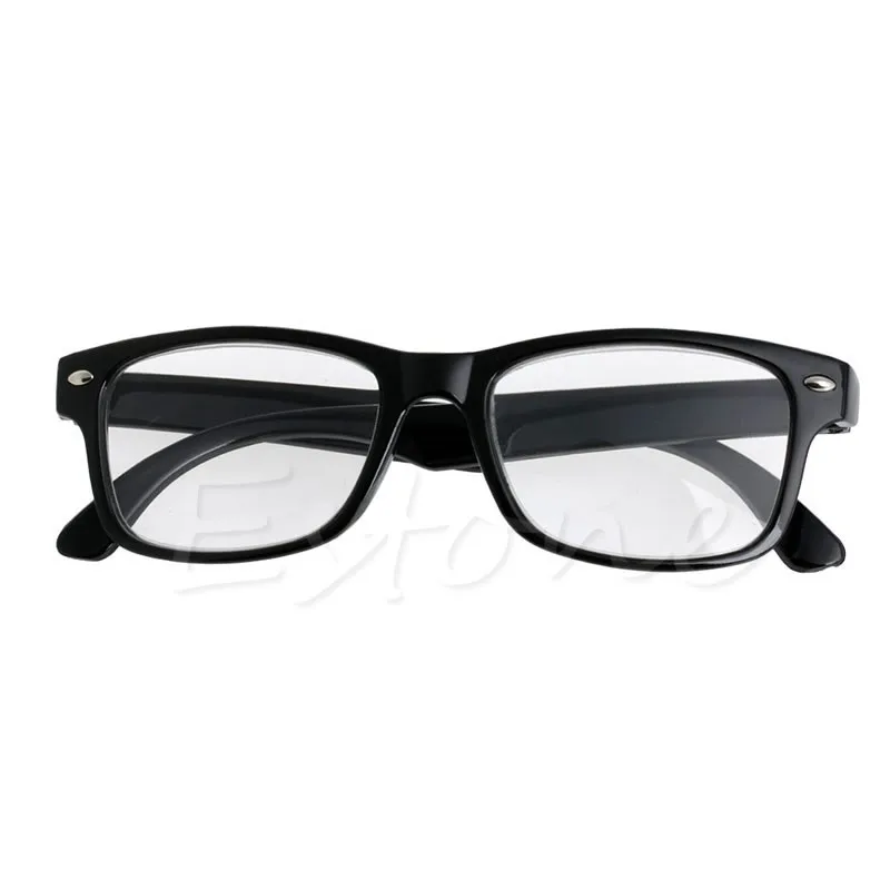 Унисекс классические очки для чтения с дальнозоркостью черная окантовка+ 1,0+ 1,5+ 2,0+ 2,5+ 3,0+ 3,5+ 4,0