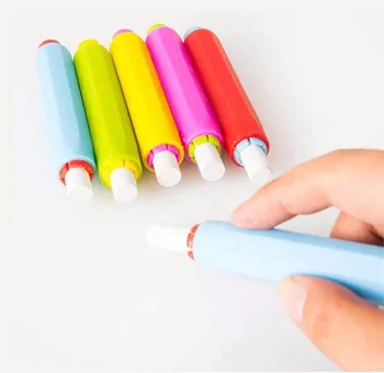 

200pcs Chalk And Dustless Chalk Holders Holder Pen Porta Tiza Chalk Clip Non Dust Clean Teaching On Chalkboard wall sticker
