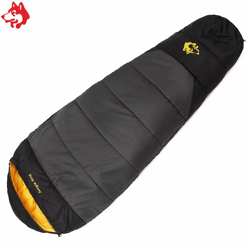New arrival winter cold weather pitching sleeping bag Grey/Orange/Blue