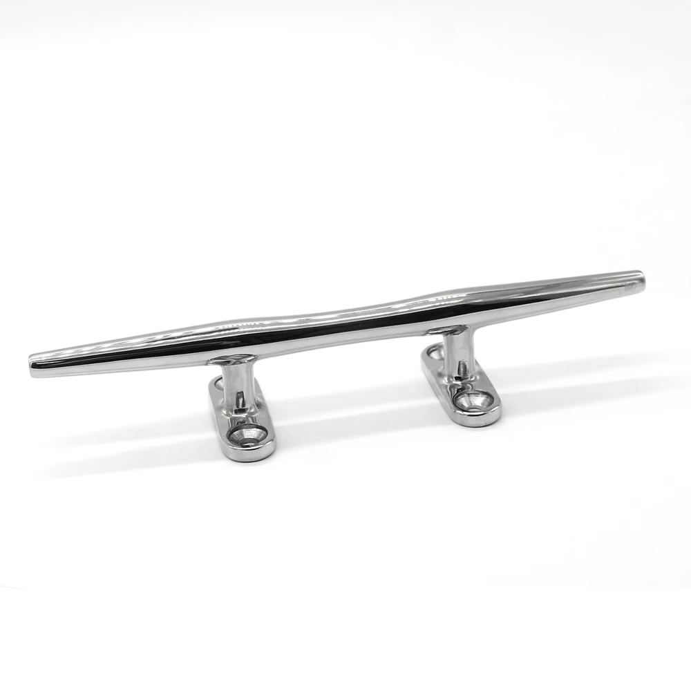 8 inch Rope Cleat Deck Stainless Steel Boat Deck Soild Open Base New Arrival