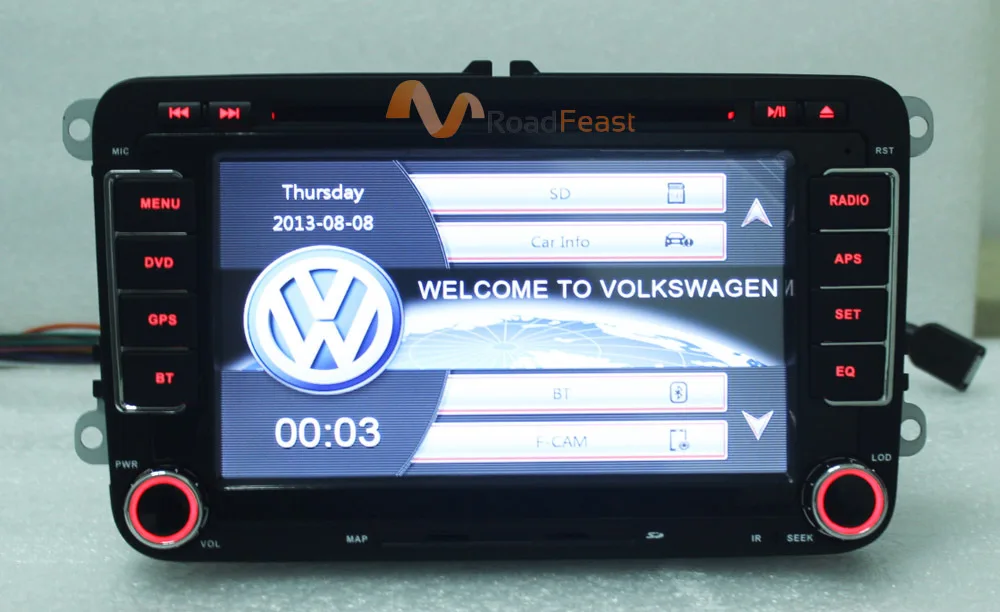 7inchs Car DVD for Volkswagen with Built-in Canbus 3