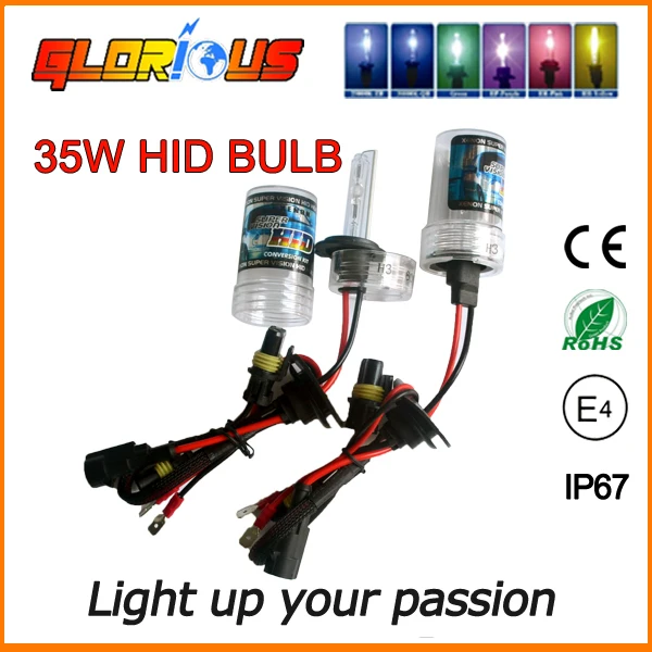

2pcs/lot  35W H15 xenon bulb  HID bulb lamp 4300k  6000k 8000k 100000k xenon lamp free shipping