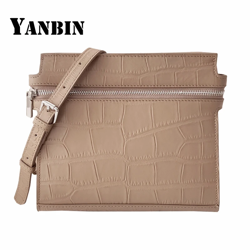 

YANBIN 2019 Spring Fashion Crocodile pattern Shoulder bags Leather Women's Messenger bag Zipper Female Sling bag Crocodile bags