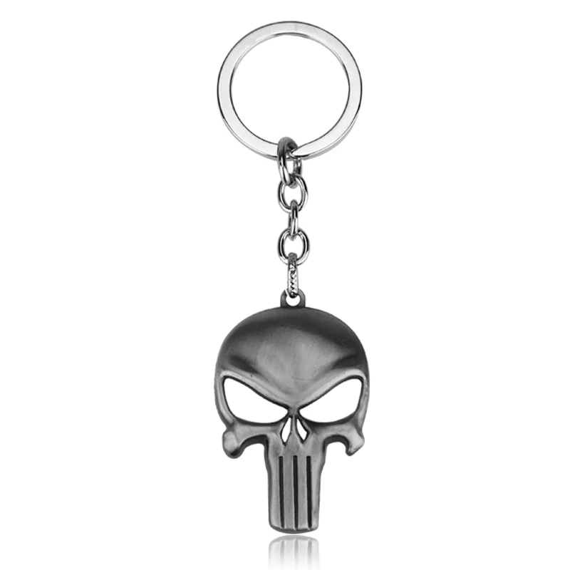 

4 Cool Punisher Skull Bottle Opener Keychain Bar Beer Wine Tool Mask Key Chain Ring Keyring Jewelry Gift Souvenirs Free Shipping