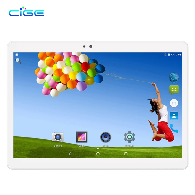 

CIGE 2018 10.1" Android 7.0 Tablet Pc Octa Core 4GB RAM 32GB 64GB Tablette 4G Lte Phone Call Dual SIM Card Tablets PC Dual WIFI