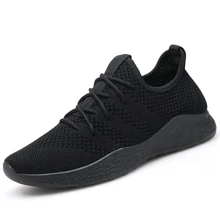Men Casual Shoes Mesh Sneakers Brand Men Shoes Men Sneakers Flats Male Mesh Slip On Loafers Fly Knit Red Breathable Shoe Summer
