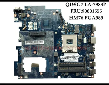 

Wholesale high quality QIWG7 LA-7983P FOR Lenovo Ideapad G780 Laptop Motherboard FRU:90001555 HM76 PGA989 DDR3 100% Fully Tested