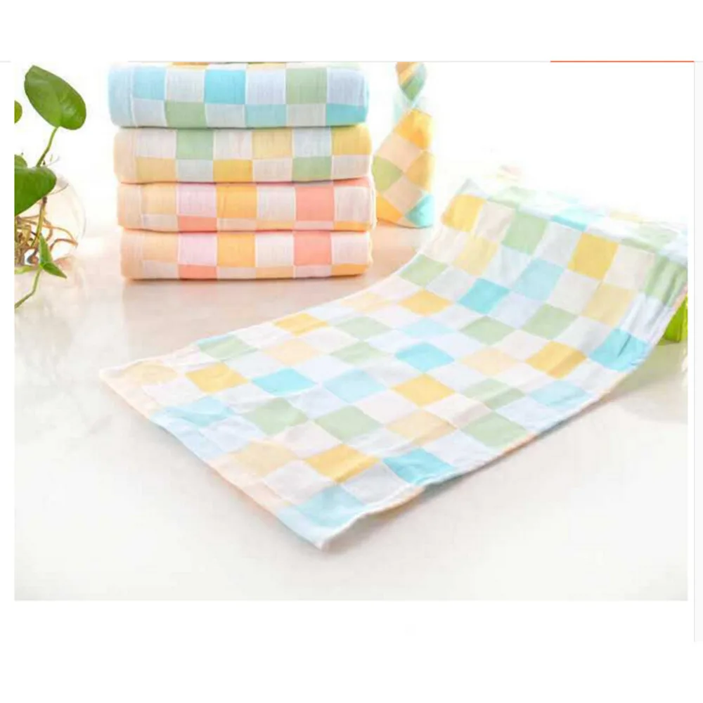 1 pz 2550 centimetri bagno del bambino del cotone pulire il viso towel alimentazione