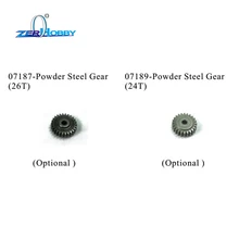 HSP RC CAR PARTS ACCESSORIES OF STEEL GEAR 26T 24T FOR HSP BLUE ROCKET ON ROAD GAS CAR 94052 (PART NO. 07187,07189)