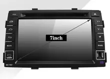 7″ 2 DIN Car DVD Player for Kia Sorento 2009 2010 2011 2012 MTK3360 Stereo Radio gps MAP USB SD FM Steering wheel control