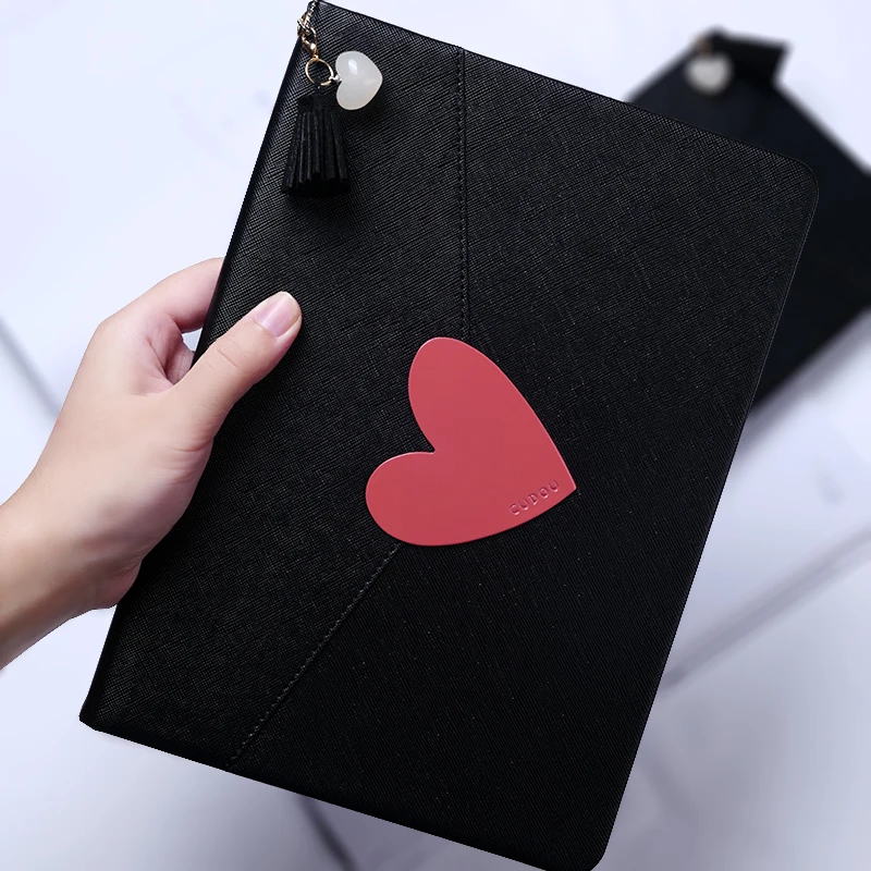 

Girl Love Heart Magnet Flip Cover leather case For Apple iPad Pro 10.5 10.5" 2017 tablet Case soft silicone back cover case