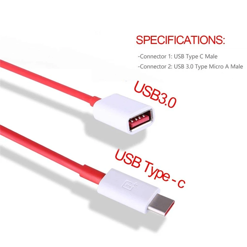 Высокое качество зарядный кабель для OnePlus 5/3T/3 10 см Тип usb-c OTG конвертер адаптер данных для samsung S9 и наиболее USB C устройств