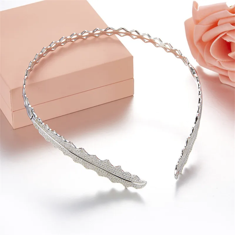 

[MeiBaPJ] European and American 925 Pure Silver AAA Zircon Necklace Seaweed 3 Color For women