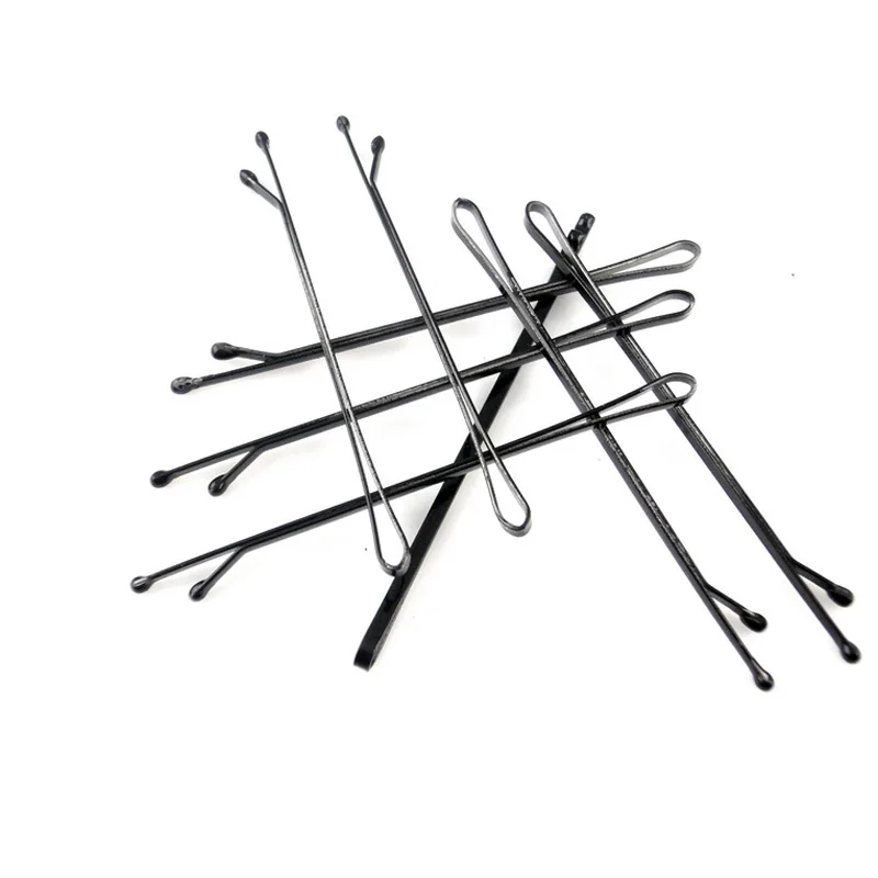 

36Pcs/Lot Simple Hairpins Black Alloy Hair Clip Bobby Pin Hair Accessories Headwear Ball Tip Bob Pins