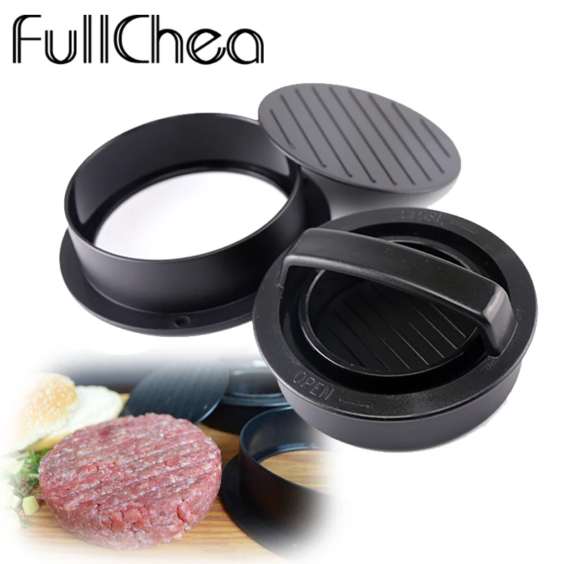 FullChea инструменты для мяса, антипригарные котлеты для шеф-повара, формы для гамбургеров, FullChea, 53 пресс для котлет, пресс для бургеров, пресс для котлет