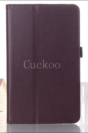 CucKooDo 100 шт./лот Чехол-книжка из искусственной кожи чехол для Samsung Galaxy Tab 3 Lite 7,0 Amazon Kindle Fire 7 ''T110 T111(с Авто Режим сна/Пробуждение Особенности - Цвет: Brown