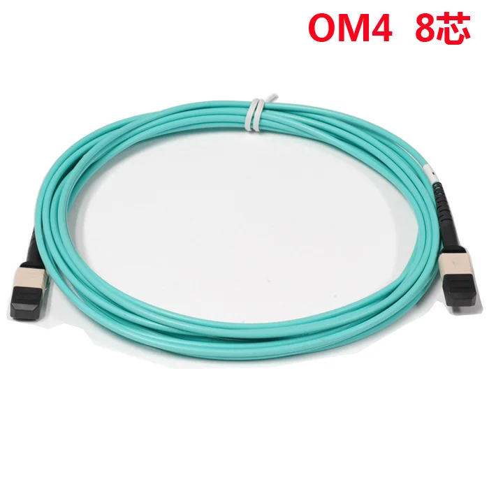MPO MPO OM4 multimode fiber jumpers Gigabit 8 core bundle MTP MTP Gigabit jumper can be