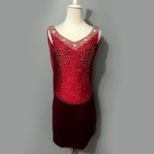 Новые костюмы для латинских танцев, сексуальные ожерелья для танцев Senior Stones, платье для латинских танцев с кисточками для женщин, конкурс латиноамериканских танцев, платья S-4XL A13