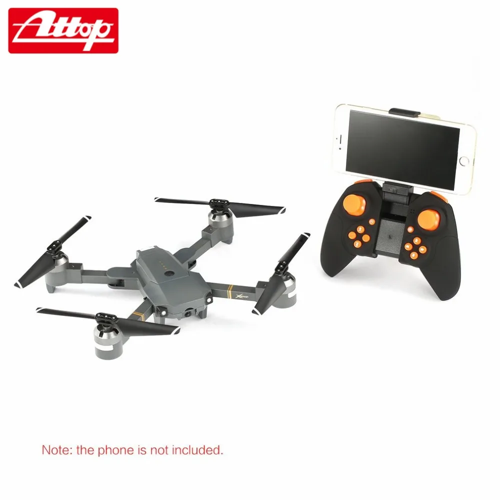 

Attop XT-1 WIFI 2.4G FPV Drone Camera 3D Flip Altitude Hold Foldable One-key Take-off/Landing Headless Mode RC Quadcopter hz