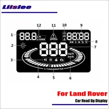 Liislee для Land Rover Range Rover/SVR OBD2 Предупреждение автомобильный коллиматорный Дисплей вождения Экран проектор для ветрового стекла