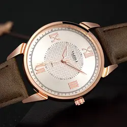 Мужские часы лучший бренд класса люкс часы yazole Мужской Бизнес Мужские наручные часы кожаный ремешок Relogio Masculino reloj hombre 2018