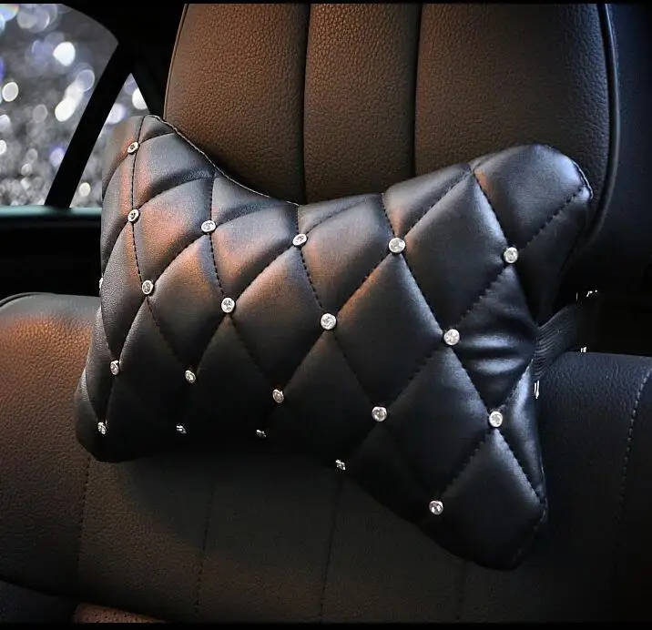 Auto Interieur Zubehör für Frauen Leder Diamant Lenkrad abdeckung Kristall  Auto Mount Halter Tissue Box universelle Dekoration - AliExpress