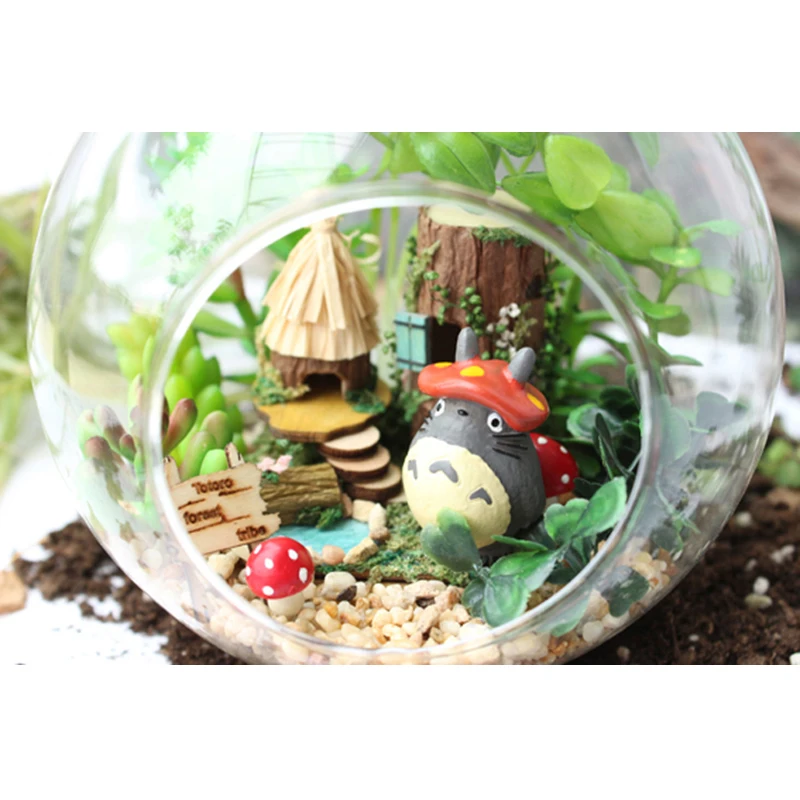 Кукольный домик сделай сам миниатюрный кукольный 3D игрушки для детей стеклянный