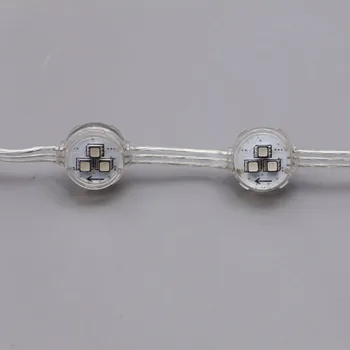 

20mm individually LED full color net pixel;DC12V 3535 SMD UCS2903 controlled;IP68 rated;all clear wire;size: 10pixel*10pixels