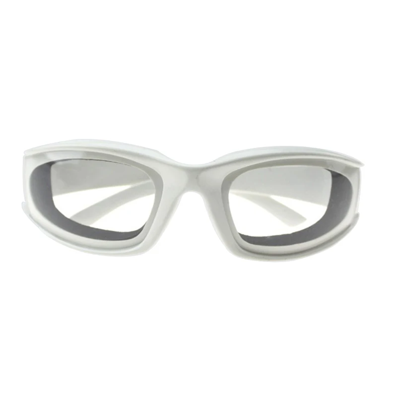Горячие полезные режущие очки для лука защита для глаз Избегайте слез нарезки анти-острые очки кухонный гаджет XH8Z FE14 - Цвет: White