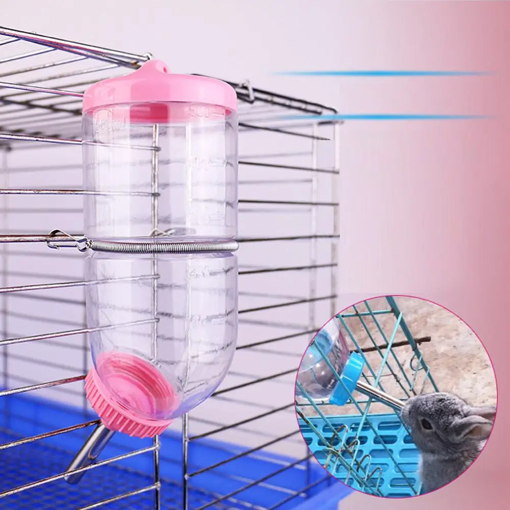 

Adeeing 500 ML Leakproof Rolling Ball Water Dispenser for Rabbit Chinchilla Guinea Pig