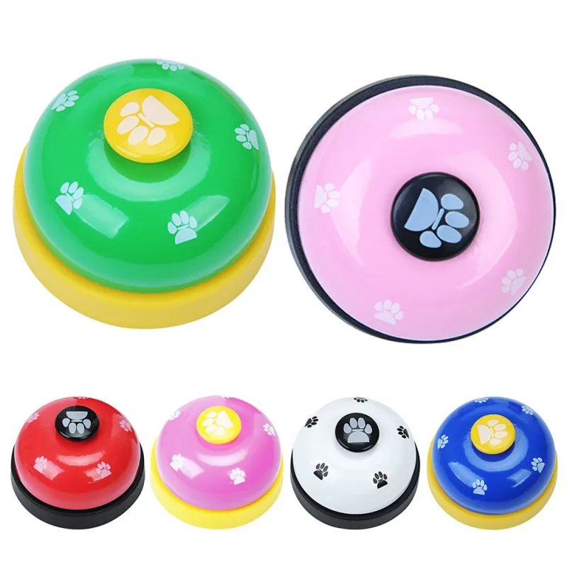 

Dog Toys IQ Training Pet Call Bell Dog Cat Feeding Ringer Educational Toy Pets Toys Interactive Bell Eating Food Feeder