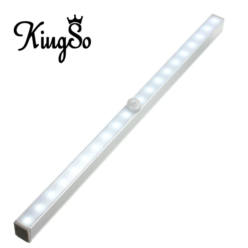 

Kingso 20 LED Wireless PIR Motion Sensor Battery Power Cabinet Drawer Light Closet Cabinet Lamp Night Light LED Light