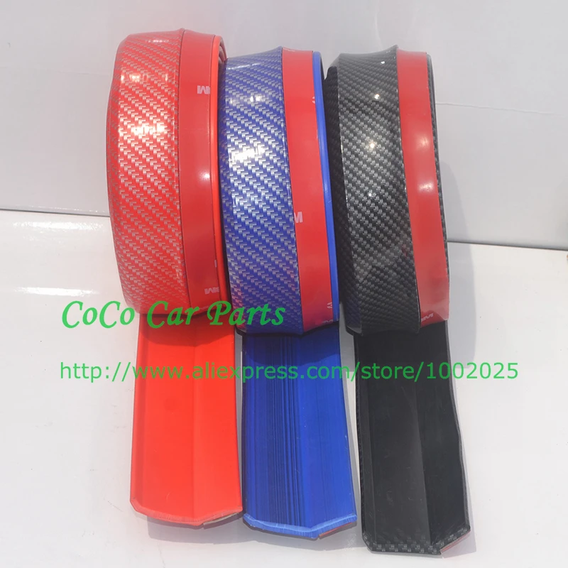 carbon fiber bumper lip skirt protector (4)