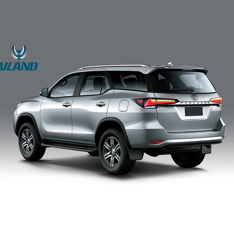 Производитель автомобильные аксессуары задний фонарь для Toyota Fortuner-up светодиодный задний фонарь с полным светодиодный и последовательным индикатором