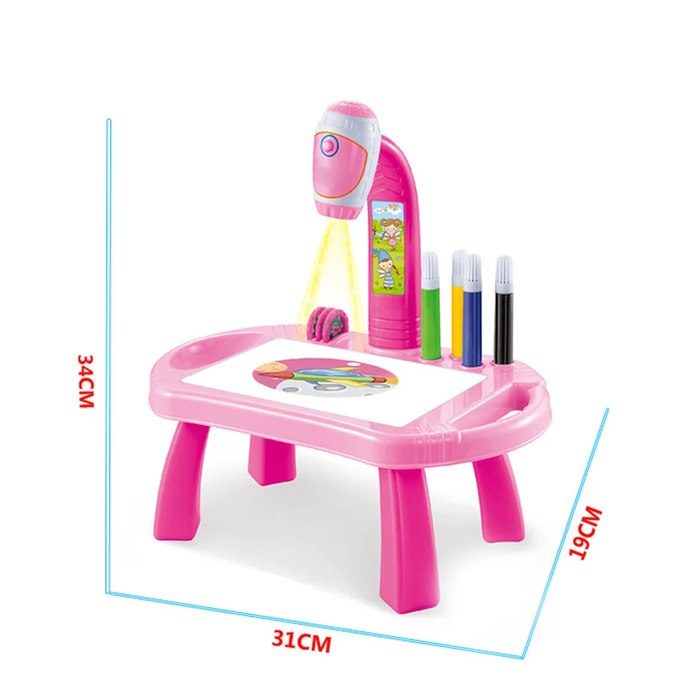 Trace and draw projector toy mustela baby
