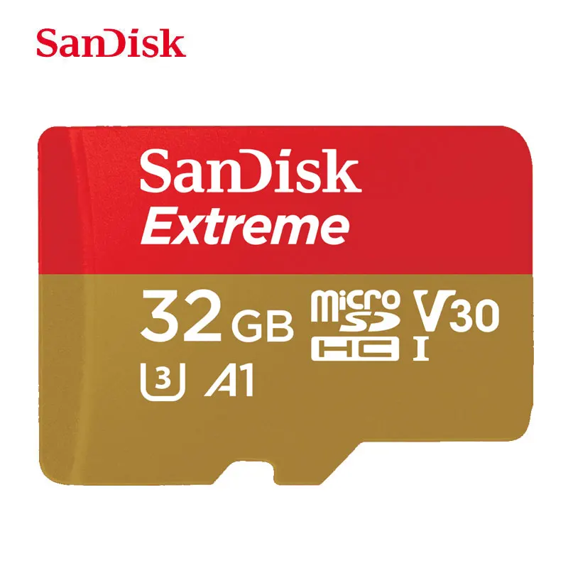 SanDisk Extreme карта памяти 32 Гб 64 128 ГБ 256 U3 V30 4K Micro SD MicroSDHC/SDXC с адаптером Memoria Tarjeta TF